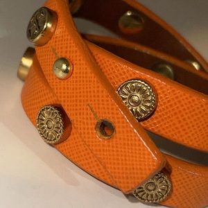 Tory Burch Sunflower wrap bracelet